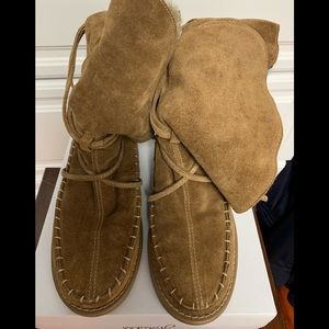 Amazing Jack Rodgers winter lace furry boots SZ 7